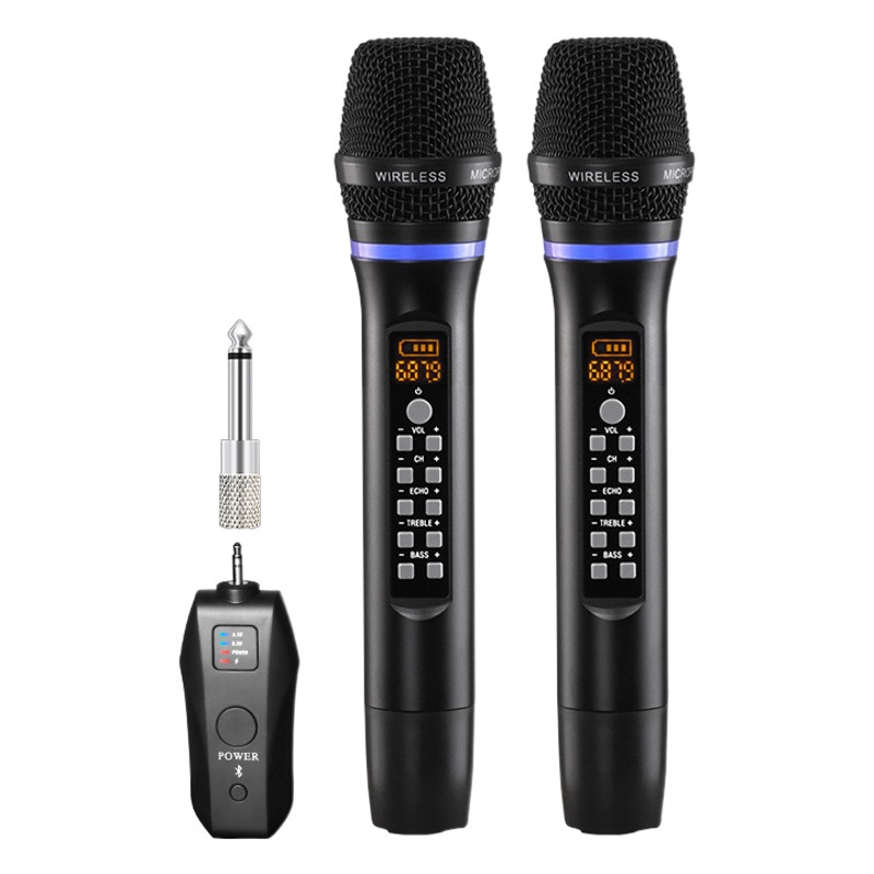 Langsheng 513 Home karaoke entretenimiento Live singing host reverb fábrica en stock al por mayor MICRÓFONO INALÁMBRICO micrófono