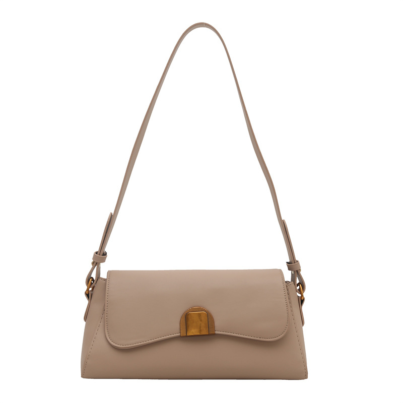 Bolsa de moda de tendencia 2025 primavera nuevo simple ocio de hombro bolso cuadrado sensación extranjera nicho mochila