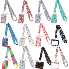 Doctor Pills Cat Mobile Phone Lanyard Card Holder Combination Bus Card Brand Work Lanyard Campus Card Pendant Accessories