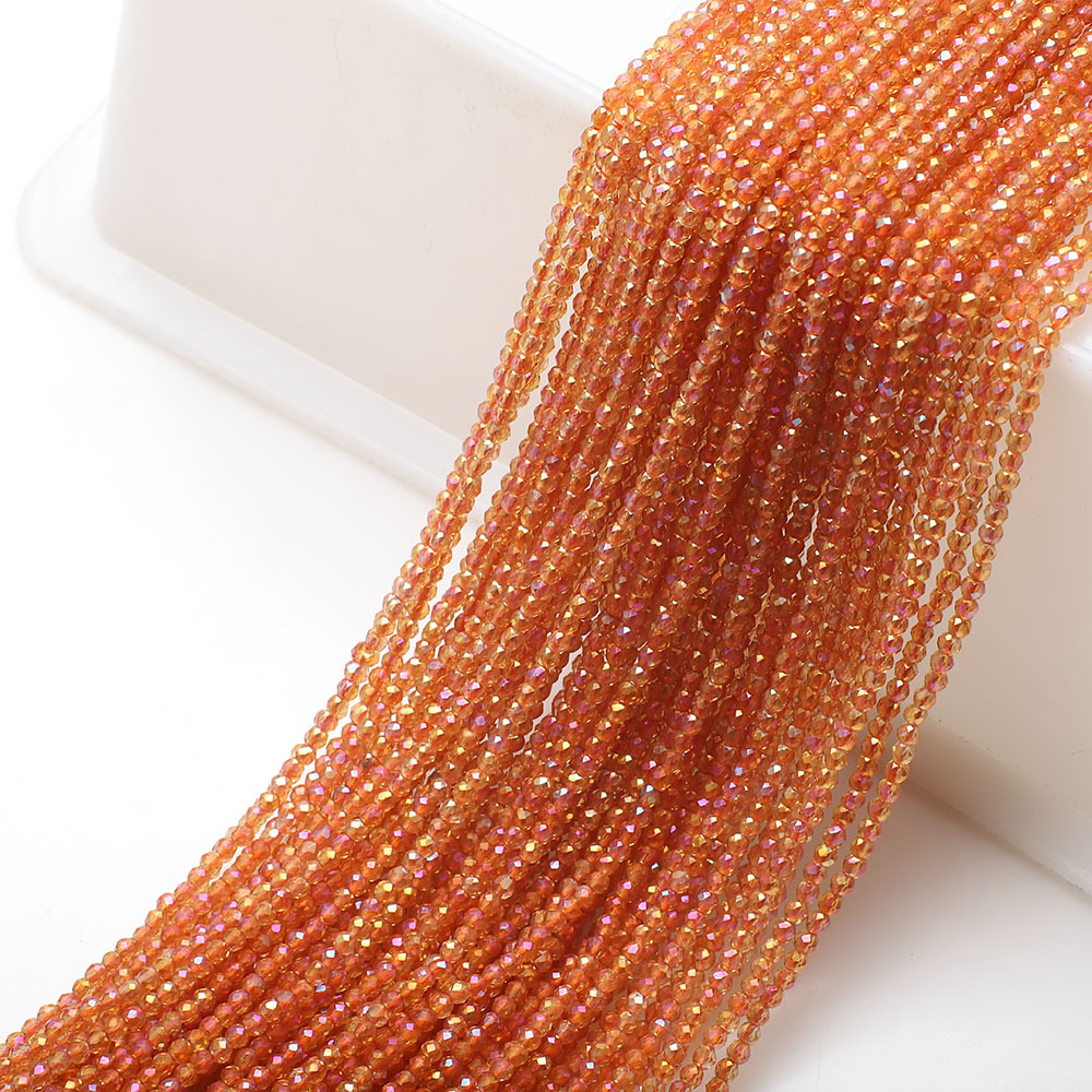 10g Weight Beads Jewelry Making Type 2MM Jewelry Making Size DIY Jewelry Accessories Classification 3 Pieces Per Pack Quantity Glass Material Solid Color Pattern Plating Design Elegant, Simple Style, Streetwear Style 3 Pieces Per Pack 2MM Glass Solid Color DIY Jewelry Accessories Beads 14