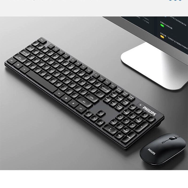 Беспроводная светлая капля звука Philips SPT6103 водяная капля клавиша клавиатура настольный ноутбук офис игра домашняя клавиатура