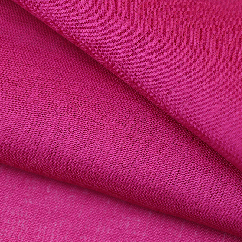 Tela de vestido para mujer, 100% lino puro, elegante, de exportación italiana, de alta calidad, estándar nacional, teñida de forma ecológica.