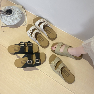 4.5cm��ײ�����ЬŮ�ļ�Ƥ���ۿ��{���������eɳ�������⴩��Ь