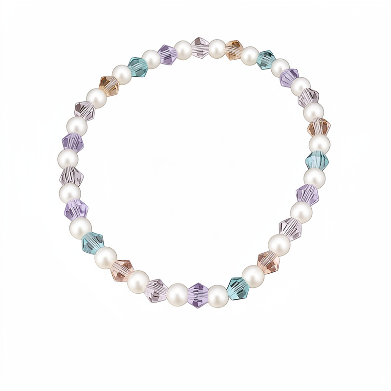 Pulseras de perlas frescas y dulces de color lujosas de nicho de alta calidad pulseras temperamento diario joyas de mano para mujeres image 6