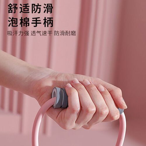 Zhijia one-piece drop-shipping 8-character tension rope stretch chest protector 8-character open shoulder and beautiful back elastic band home yoga equipment