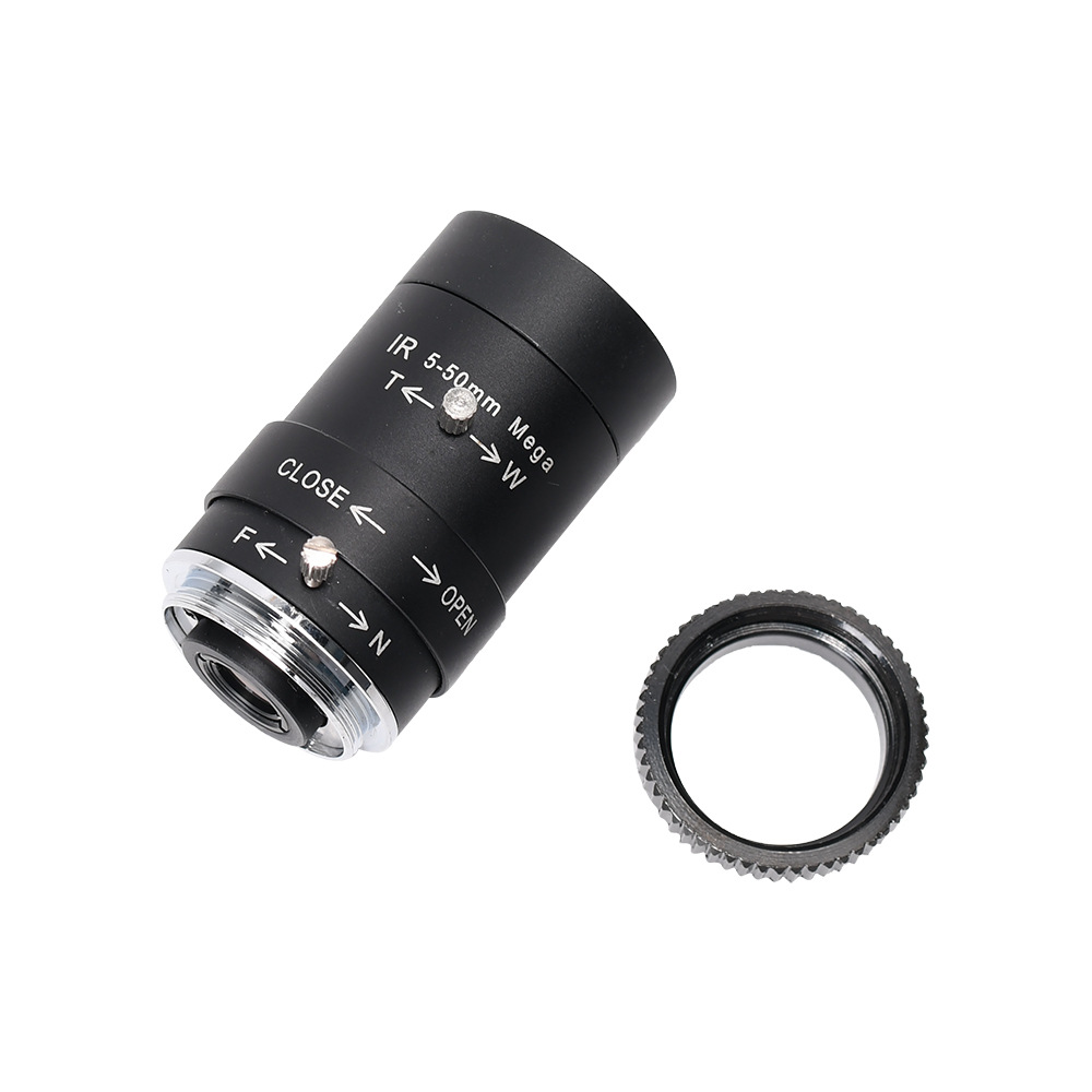 5-50mm手动光圈镜头无畸变远距变焦镜头高清监控枪机镜头