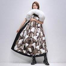 狐狸毛内胆可拆卸派克服皮草外套女中长款2025冬季年轻款派克大衣