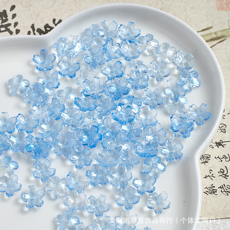 ブレスレット人気の釉薬花 10 ミリメートル 5 花びら桜手作り古代スタイルのヘアピン韓服 diy ジュエリーアクセサリー|undefined