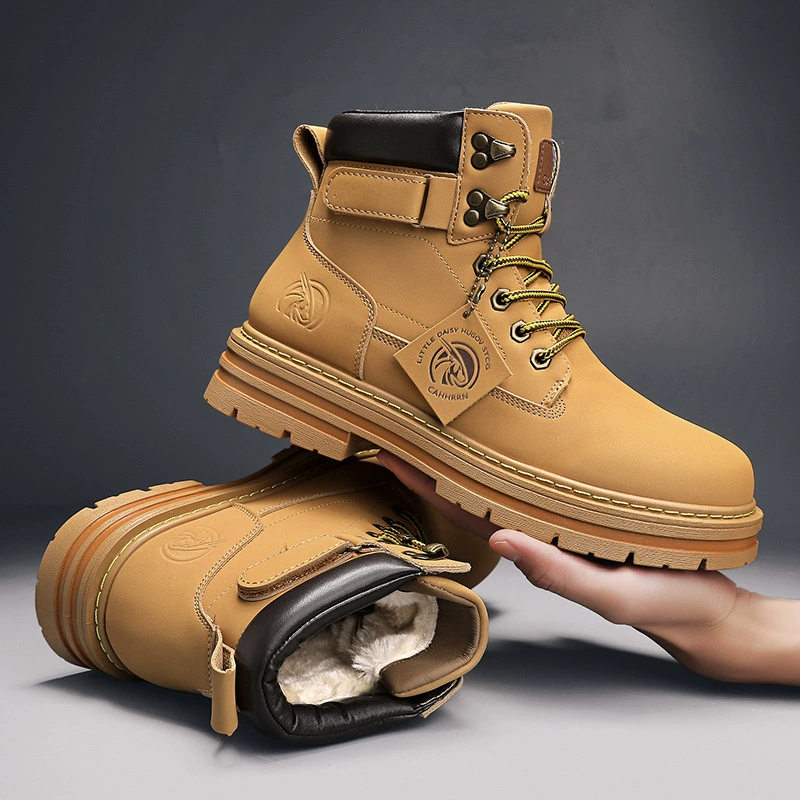Ботинки мужские Martens демисезонные нескользящие износостойкие в английском стиле