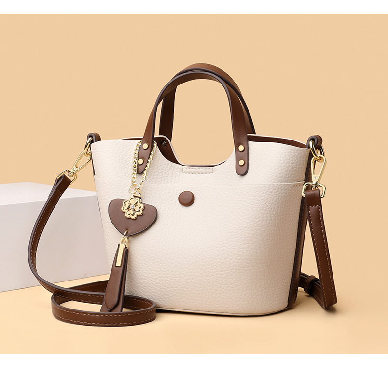 Sac à main 2024 Été Nouvelle Mode Tout-match Épaule Sac Bandoulière Mode Niche Seau Texture Populaire Sac Femme_voghion.com