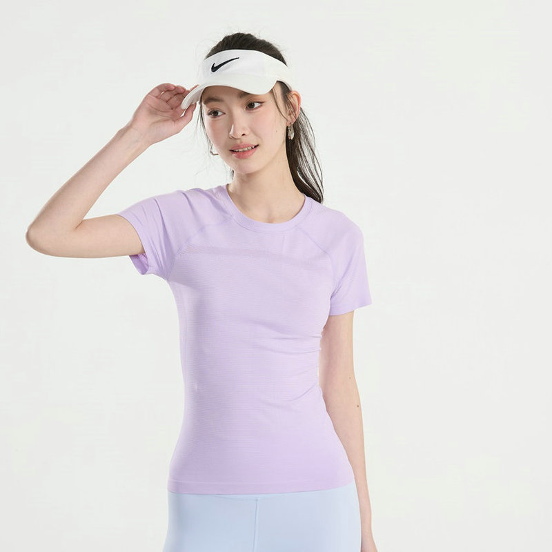 2025 Spring and Summer New Sports Fitness Short Sleeve Quick-drying Yoga Clothes Running Training Top Tight Outer Wear T-shirt 2025 Spring and Summer New Sports Fitness Short Sleeve Quick-drying Yoga Clothes Running Training Top Tight Outer Wear T-shirt