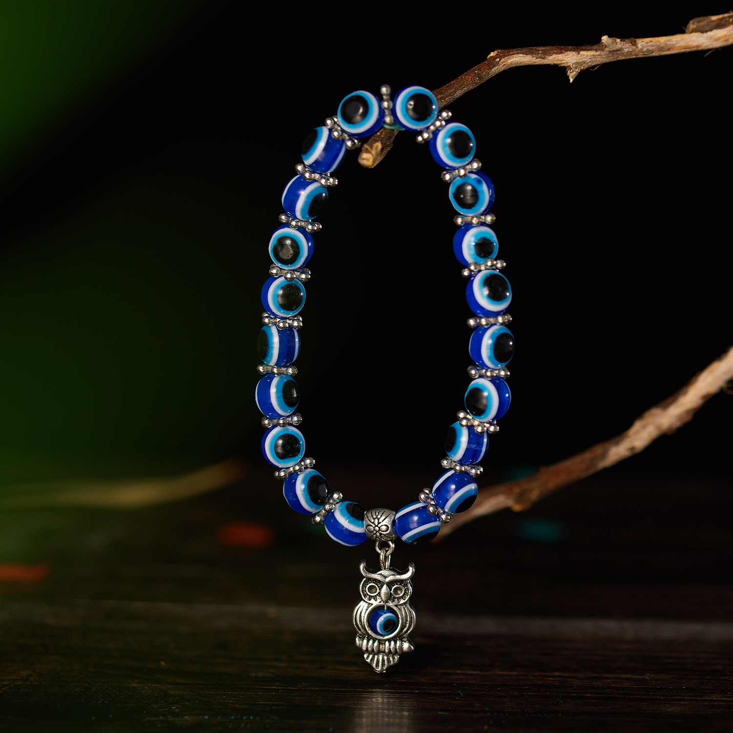 Fashion Palm Eye Resin Beaded Womenu0027S Bracelets 1 Piece
