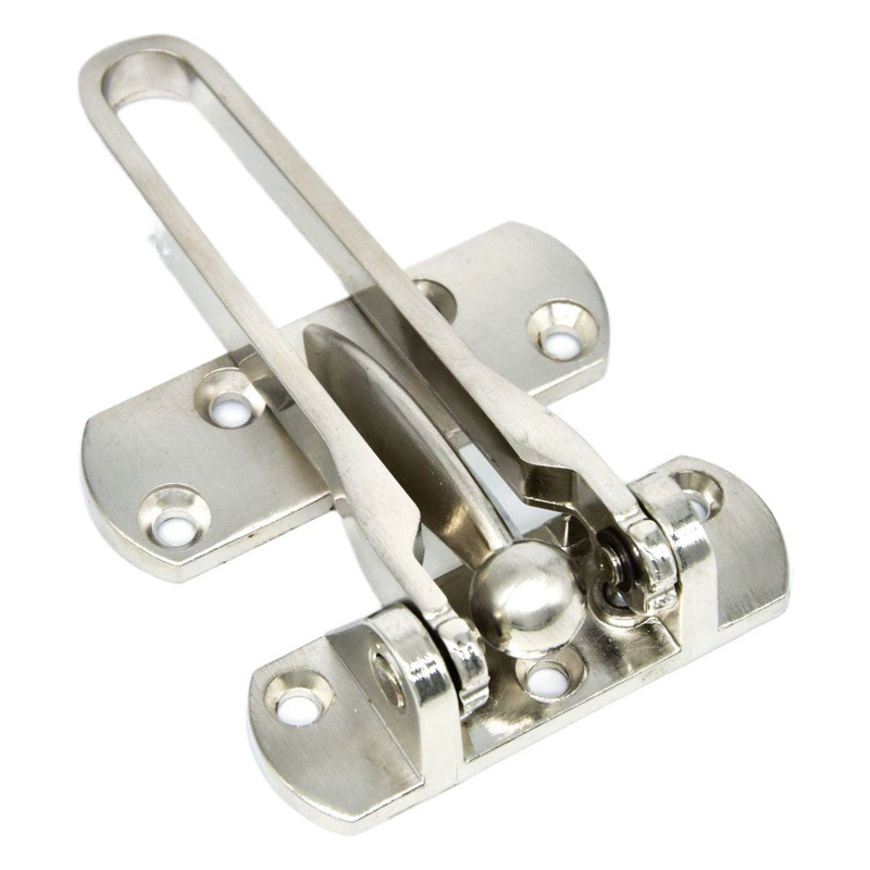 Утолщенная и усиленная цепь для двери, противоугонная защелка, дверная защелка для отелей, защитный дверной засов, обратный замок, современный минималистичный стиль.