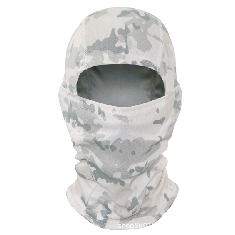 Barracuda sombrero camuflado al aire libre casco de ciclismo casco de verano cubierta de protección solar máscara de protección solar transfronteriza