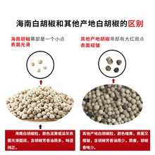 海南特产白胡椒粒带研磨器手磨调料香料调味料商用家用胡椒