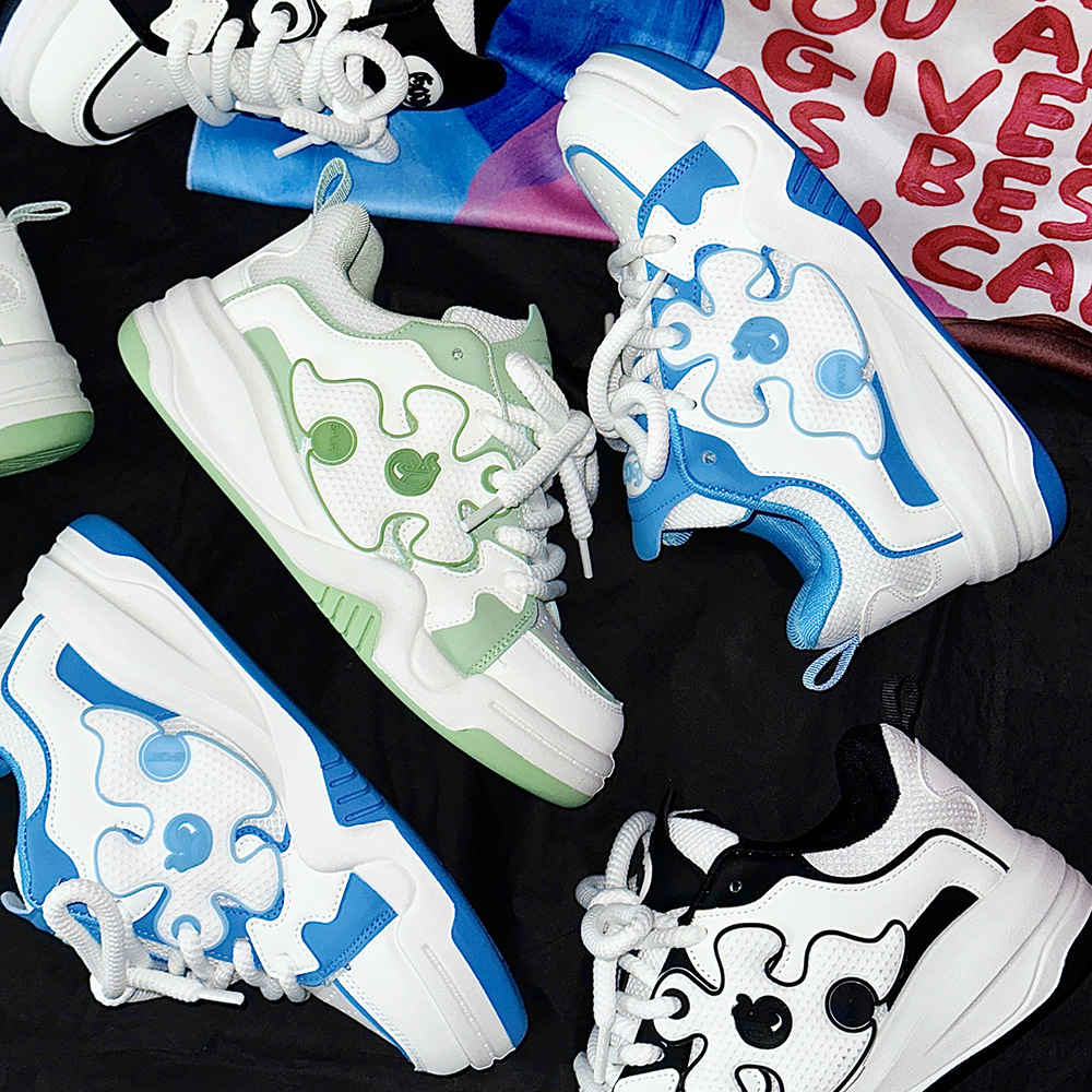 2024 new niche design casual trendy brand live broadcast style skateboard men's shoes_voghion.com