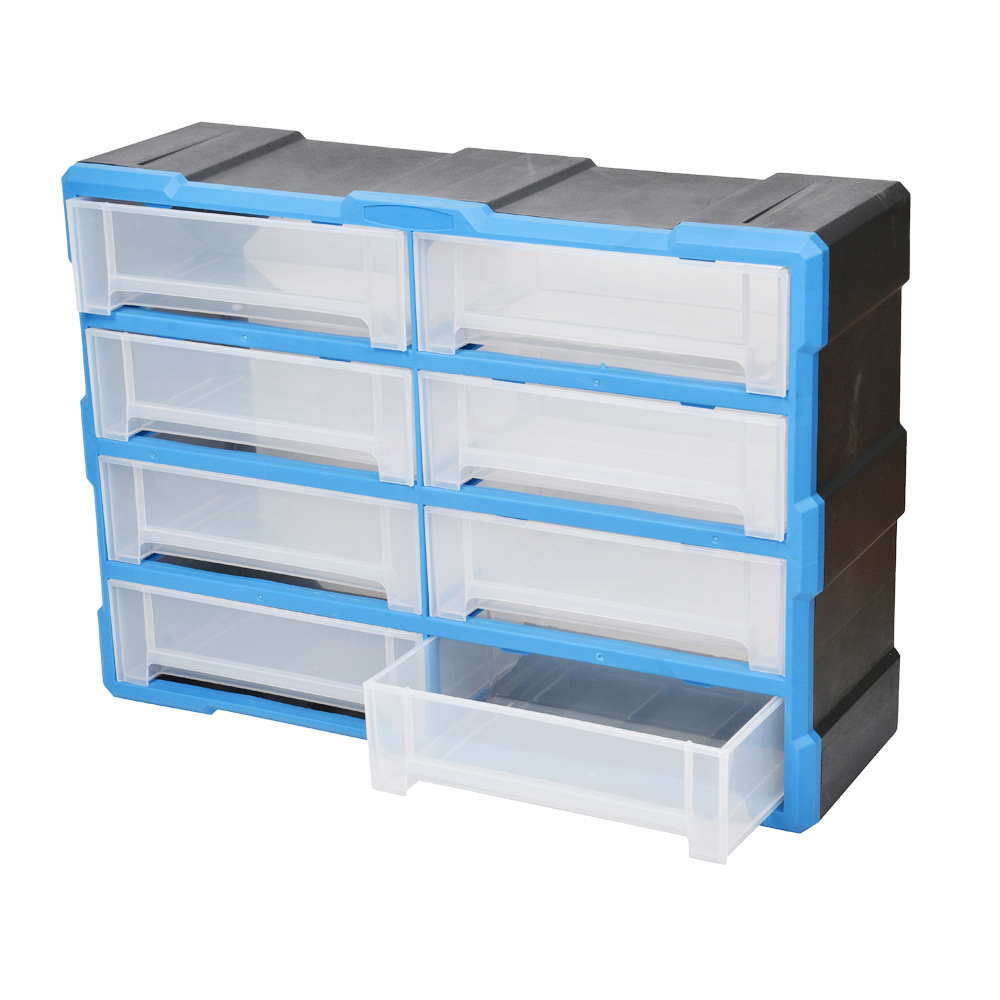 G-1508 8格抽屉式零件整理盒 加厚塑料工具箱PP工具箱 多功能收纳