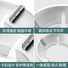 Universal Windscreen Gas Stove Fire-Retaining Energy-Saving Windscreen Gas Stove Countertop Windguard Home Kitchen Accessory