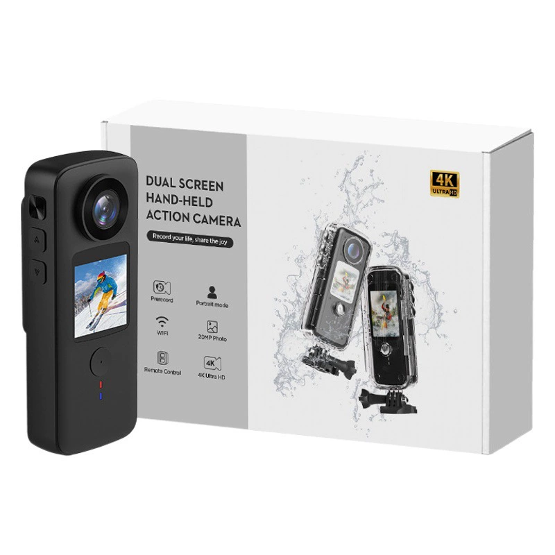 Трансграничный 4K60 спортивная камера езда стабилизатор вибрационной рыбалка vlog рекордер водонепроницаемый 30 м портативная спортивная камера