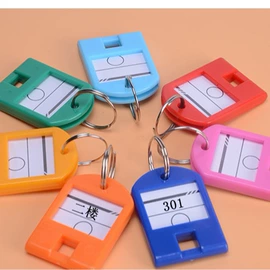 钥匙扣及钥匙扣配件;行李牌;包装制品配件