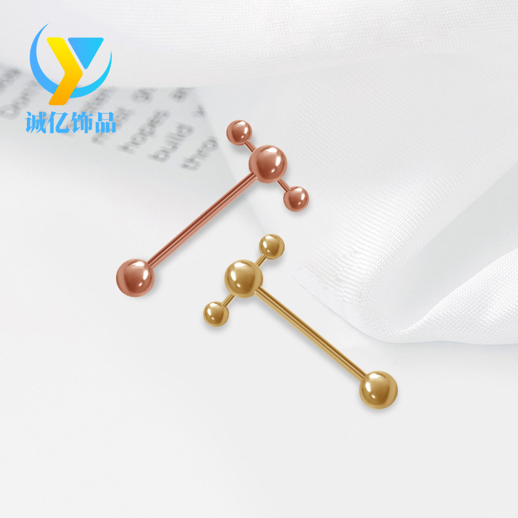 golden earrings stainless steel
