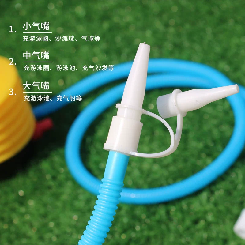 Swimming ring, inflatable air pump