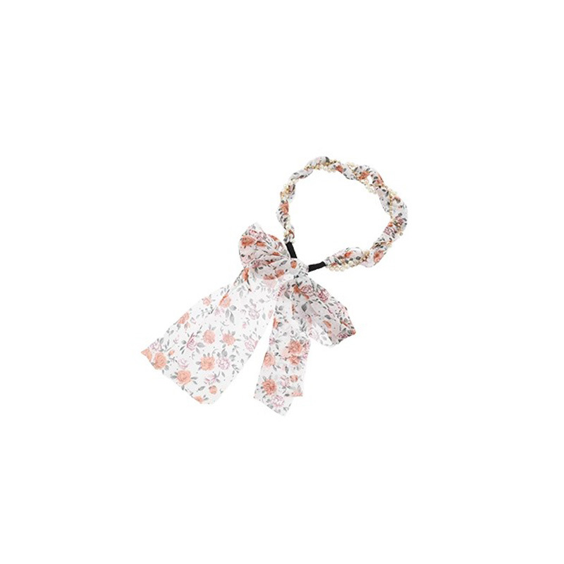 Super inmortal flor trenzada correa de cabello femenina de alto nivel de estilo extranjero correa de cabello de moda bufandas de seda correa de cabello correa de cabello adornos de cabello