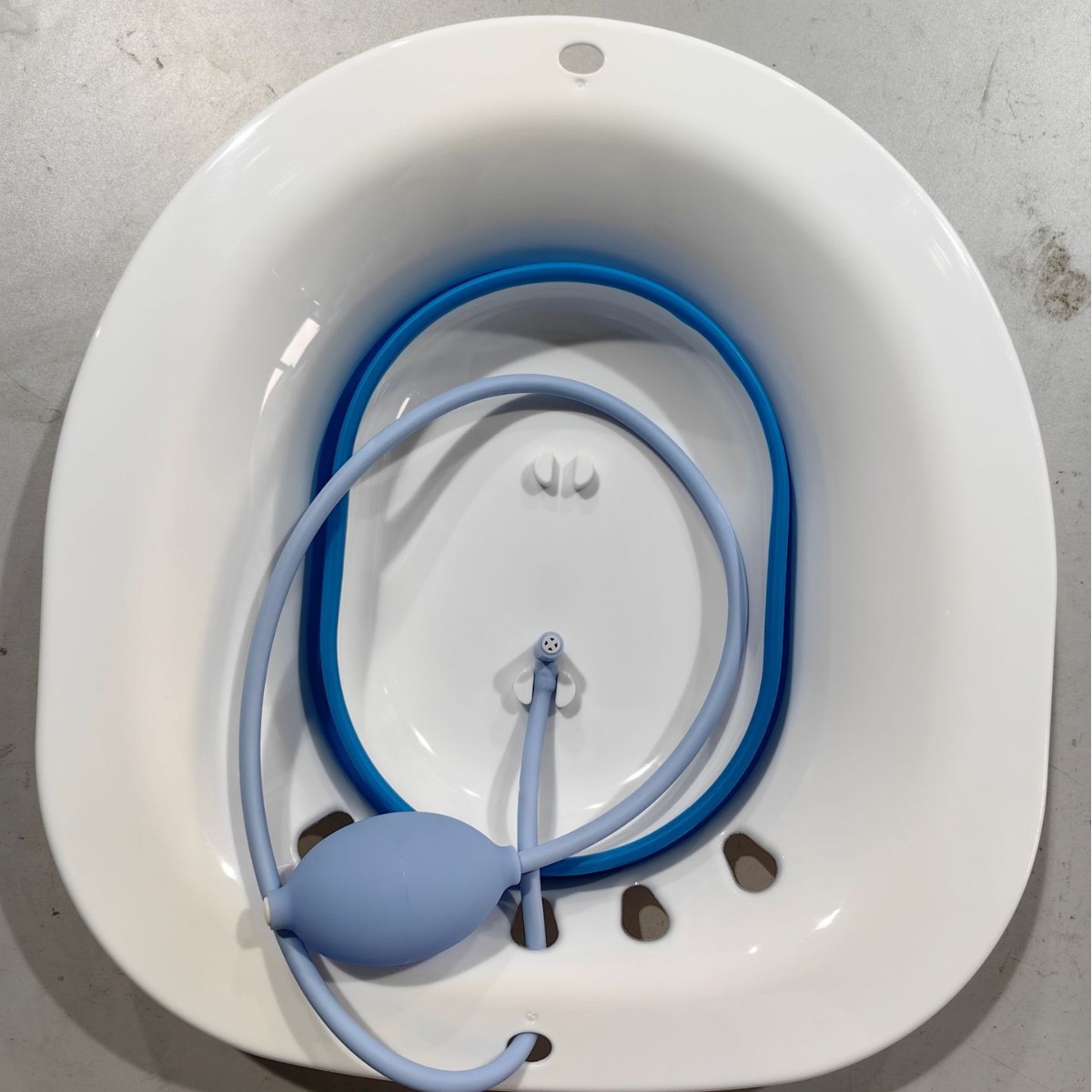 Bañera plegable para uso ginecológico, bañera para el cuidado posparto para mujeres embarazadas, bañera para lavar los glúteos, bañera para baños medicinales, bañera para el cuidado posquirúrgico anal.