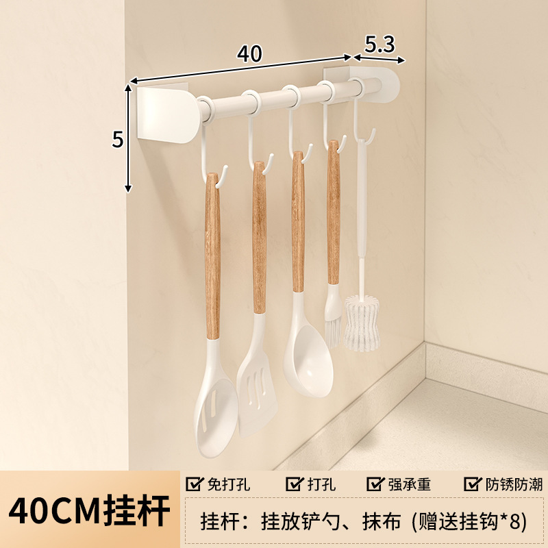 Estante en la pared de la cocina Tabique de madera maciza sin perforación Condimento Baño de almacenamiento Baño Baño Estante de pared impermeable Inodoro