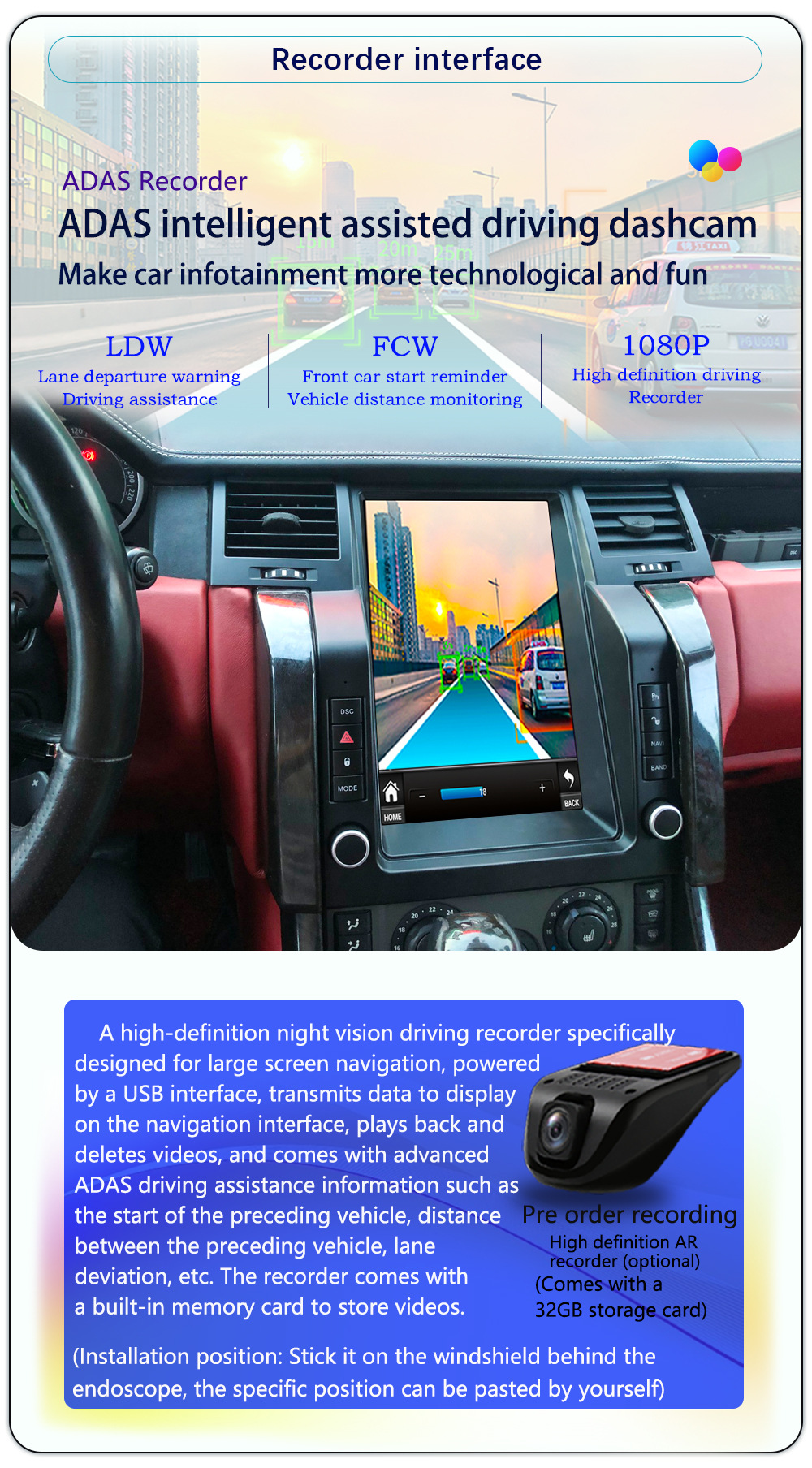 Suitable for 05-09 Range Rover Modification 12.1inch Land Rover Android Large Screen Carplay Car Navigation