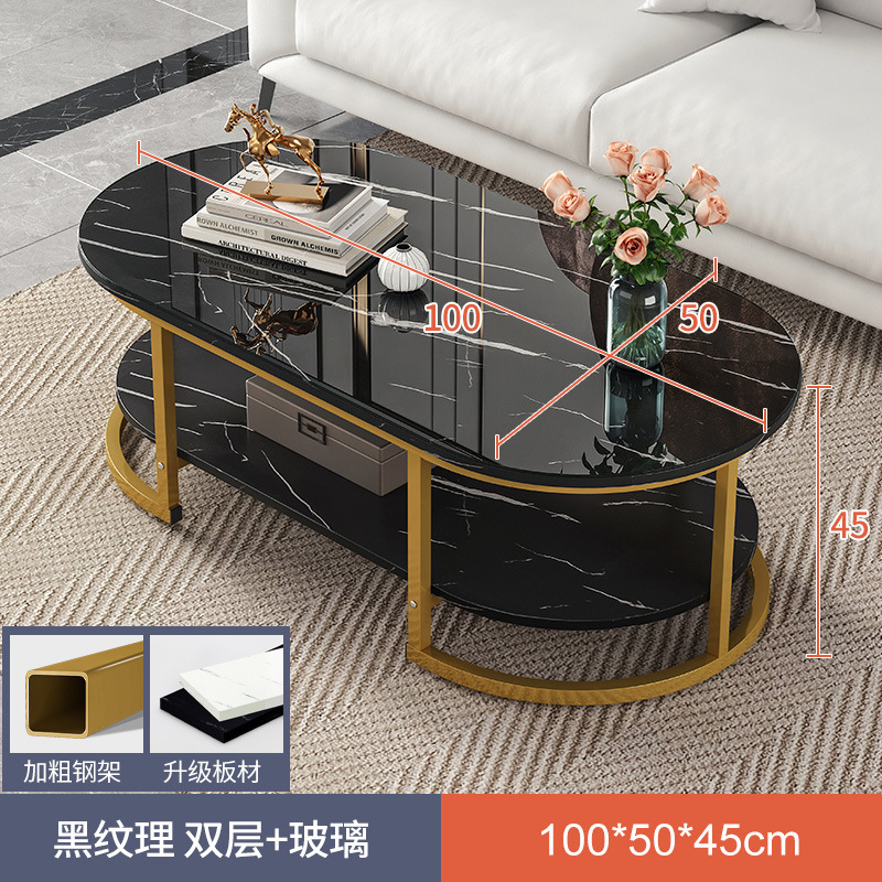 Mesa de centro simple y moderna, apartamento pequeño, sala de estar, sofá, gabinete lateral, mesa redonda pequeña, ventana salediza de estilo nórdico para el hogar, mesa pequeña