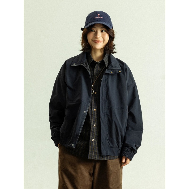 GoodNorth American retro workwear stand-up collar short jacket for men and women, loose and versatile workwear jacket for autumn GoodNorth American retro workwear stand-up collar short jacket for men and women, loose and versatile workwear jacket for autumn
