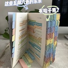 モランディラベル紙インデックスステッカー透明付箋ステッカー卸売ルーズリーフブック学生カタログ分類マーク