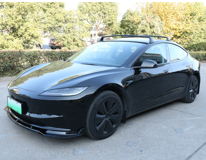 Suitable for Tesla Model 3 Front Shovel Front Face Decoration Modification Accessories Sports Front Shovel Surround Modification