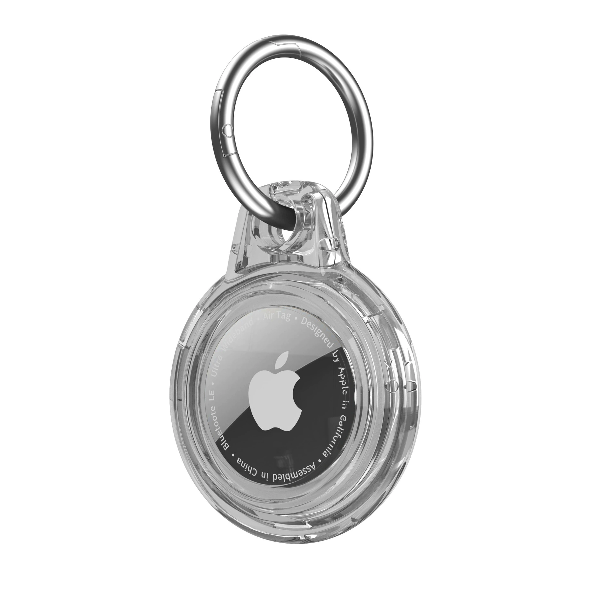 Защитный чехол для Apple AirTag из ПК, поворотный snap, против потери, тройная защита AirTag2