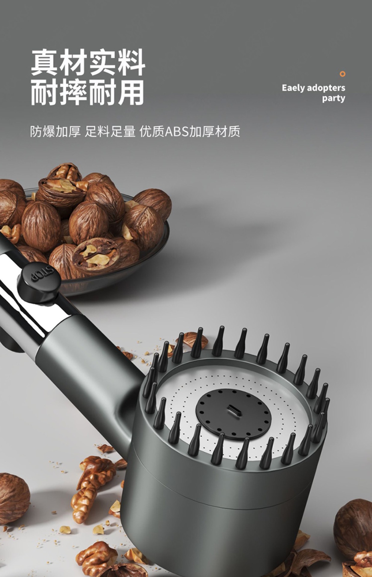 Cross-border pressurized showerhead, household bathroom shower head, handheld showerhead, pressurized showerhead with hose set undefined