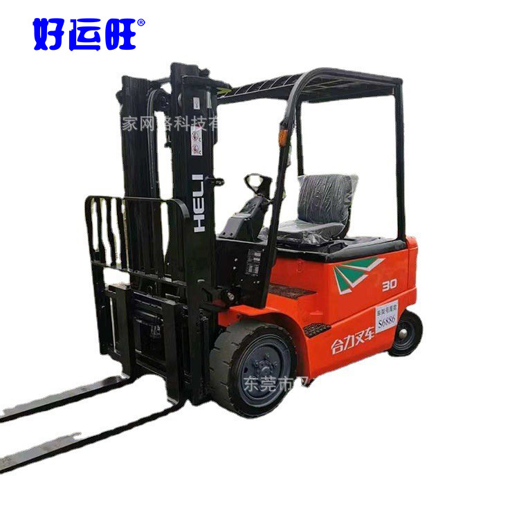 合力叉车租赁二手平衡重电动叉车3吨货物装载山东地区出租