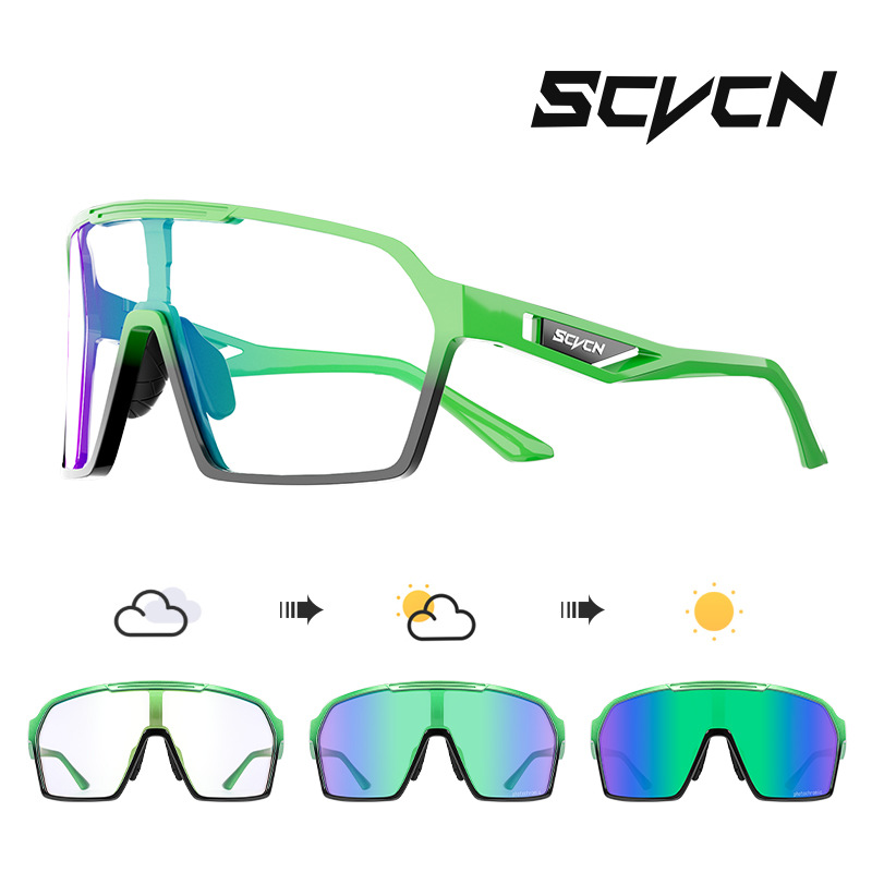 Gafas Fotocromáticas de Ciclismo de TR90, Cortavientos, Apto para Miopía, para Ciclismo de Montaña y Carretera image 10
