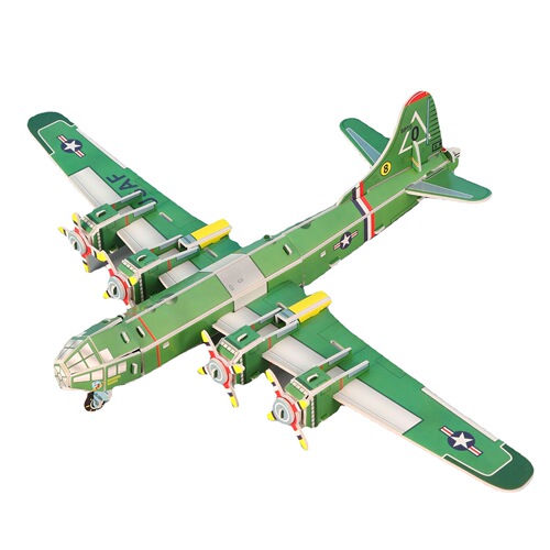 Children's three-dimensional puzzle wholesale kindergarten 3D parent-child puzzle paper assembled airplane toy boy's Children's Day gift