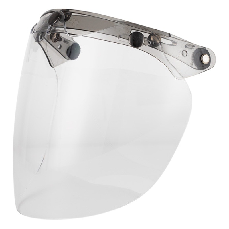 Casco de la motocicleta del coche eléctrico medio casco de tres botones lente a prueba de viento Harley casco retro cara burbuja lente