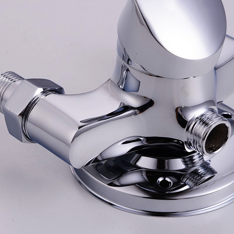 Copper exposed shower, bathroom, shower head, faucet, solar bath, water inlet, stainless steel cold and hot water mixing valve undefined