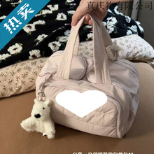 新款化妆包便携旅行洗漱手提包干湿分离大容量分区收纳包休闲女包