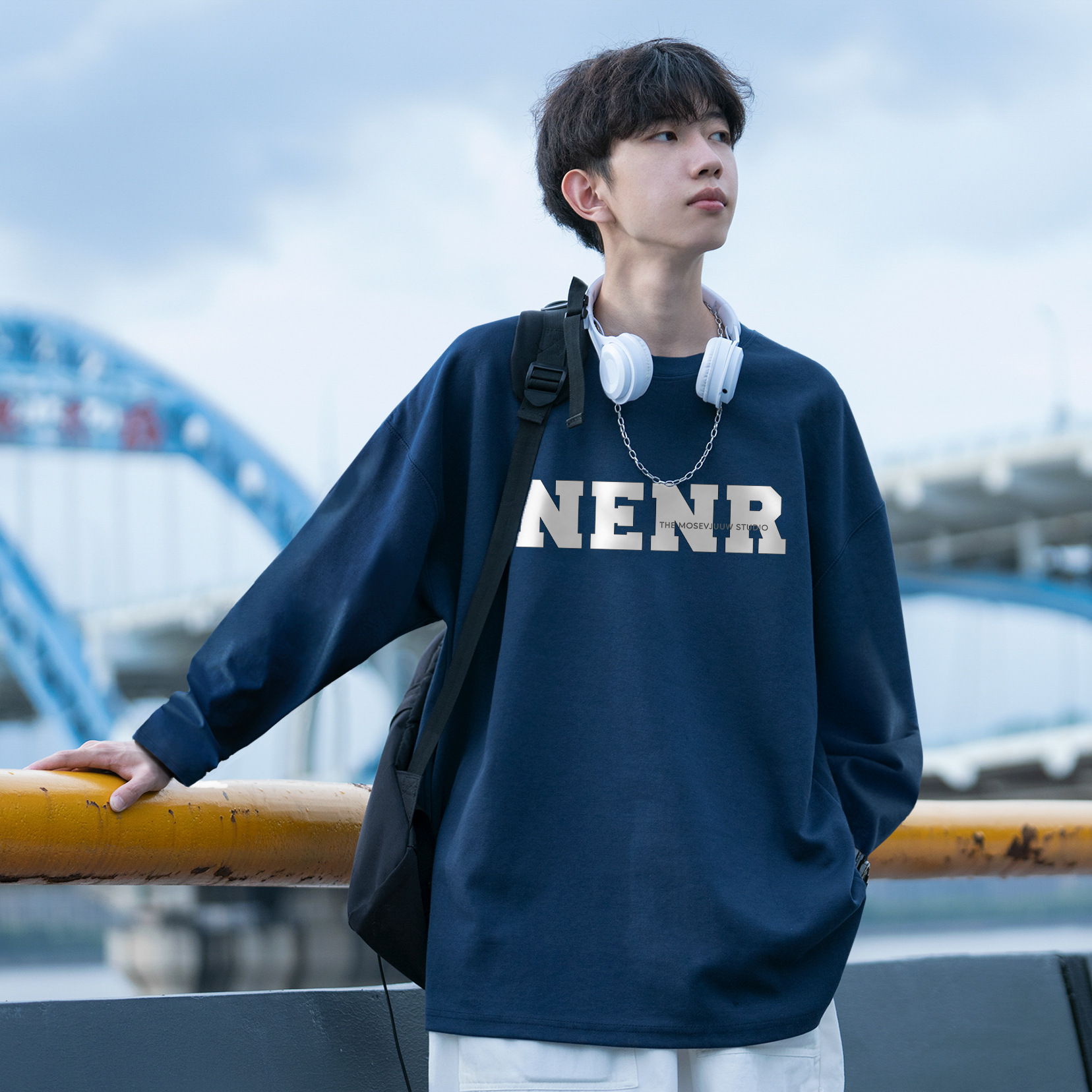 Autumn Japanese fresh cotton base body-friendly long-sleeve