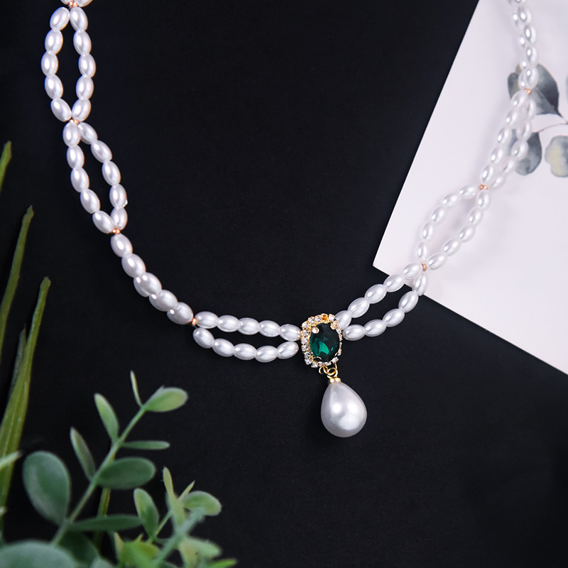 Necklace from pearl for bride