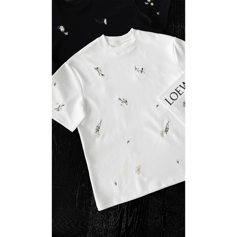 【高品質】春夏新作ファッション男女同型シンプルラウンドネックゆったり万能カジュアルファッションTシャツ|undefined