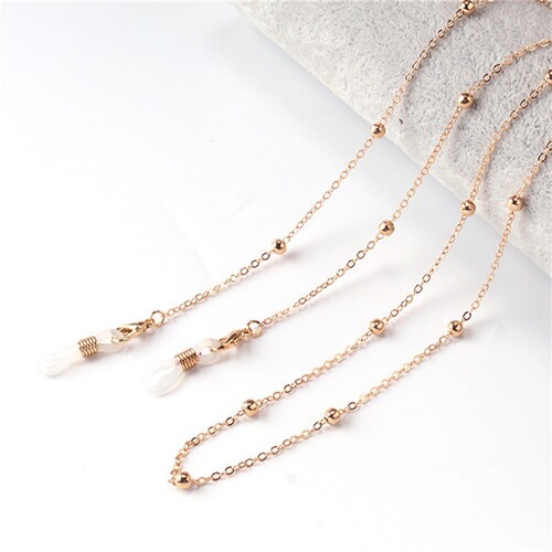 European and American new fashionable eyeglass chain pearl accessories women's niche design high-end jewelry sunglasses chain wholesale