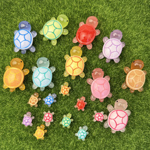 夜光迷你小乌龟荧光海龟摆件鱼缸微景观动物模型仿真过家家小玩具