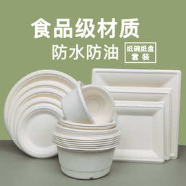 一次性碗筷套装食品级筷子可降解餐盒盘外卖打包盒一次性餐具套装