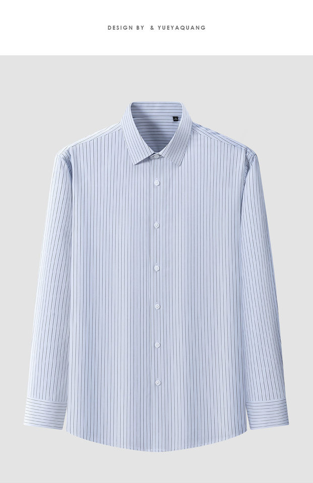 Áo sơ mi nam dài tay 100% cotton 200 sợi chống nhăn họa tiết kẻ sọc kẻ caro phong cách công sở — Họa tiết kẻ caro hồng đào - Tay dài - Cổ cài khuy 301, Kẻ caro nâu xanh - Dài tay - Cổ cài khuy 309, Kẻ sọc xanh lá - Tay dài - Cổ cài khuy 307, Lan Tiểu Cát - Áo dài tay - Cổ cài khuy 308 chi tiết 20