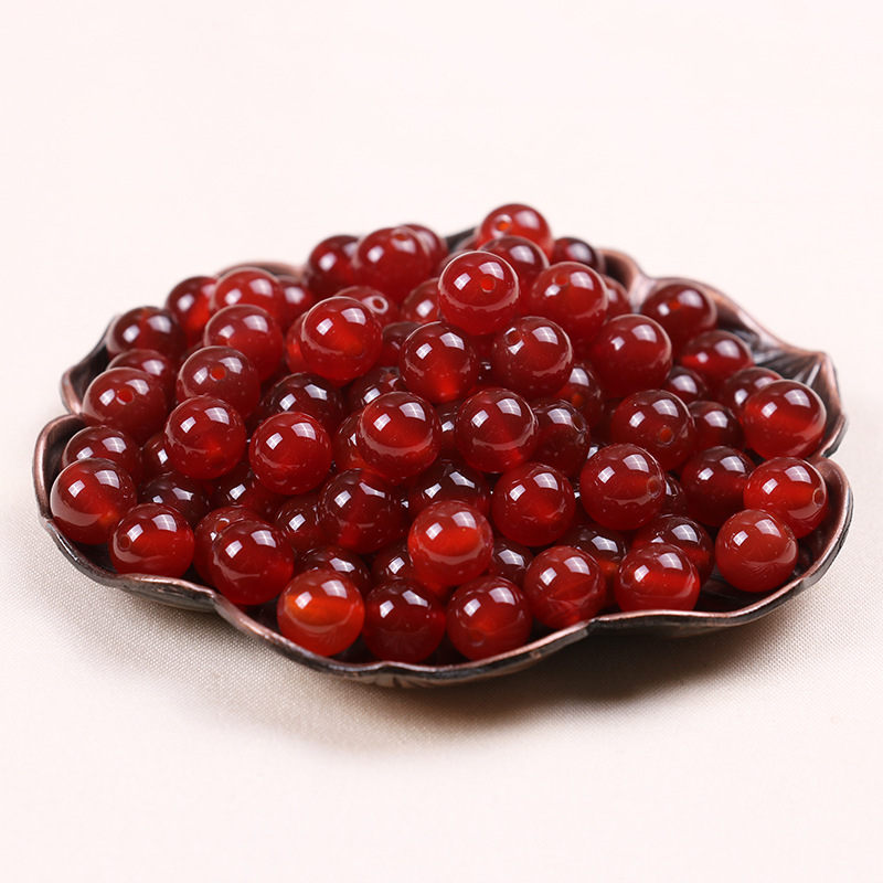 7A天然玛瑙散珠手工串珠手链珠子水晶手串配珠diy饰品配件材料批